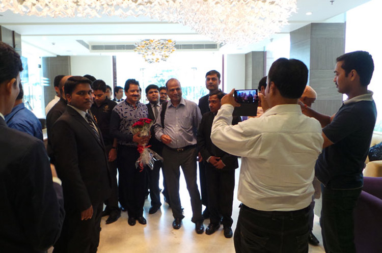 Udit Narayan at Hotel The Panache